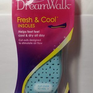 Dream Walk Fresh & Cool Insoles Dr Scholls Women 2 Pairs Sizes 6-10